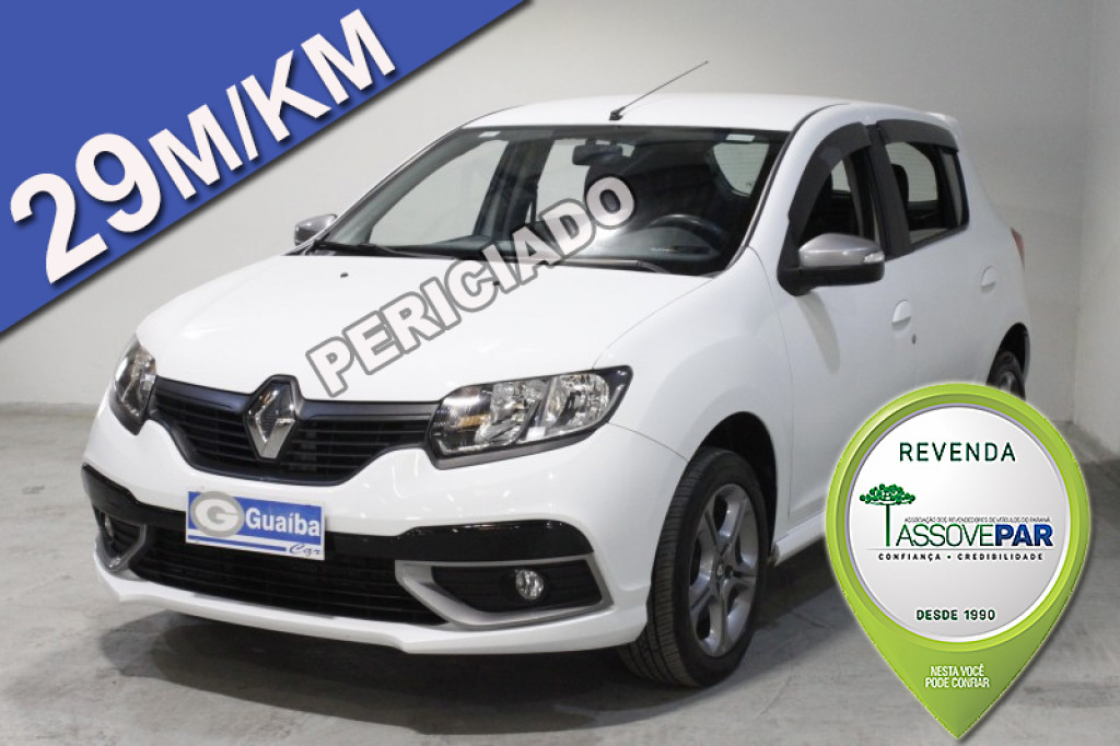RENAULT SANDERO 1.6 16V SCE FLEX GT LINE MANUAL RENAULT SANDERO 1.6 16V SCE FLEX GT LINE MANUAL