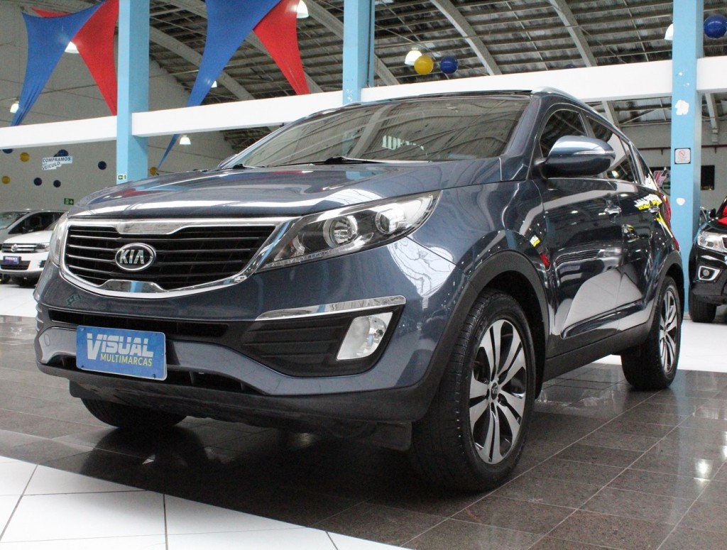 KIA SPORTAGE EX 2.0 FLEX 4P AUTOMÁTICO 6M - 2013 - AZUL KIA SPORTAGE EX 2.0 FLEX 4P AUTOMÁTICO 6M - 2013 - AZUL