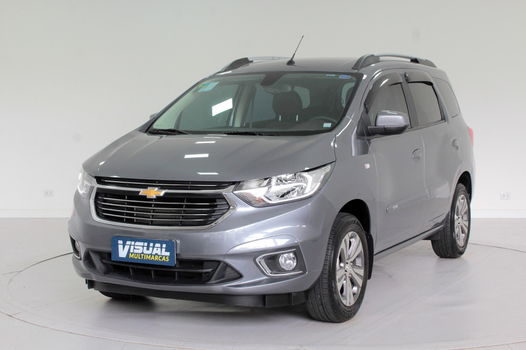 CHEVROLET SPIN 1.8 PREMIER 7L FLEX MANUAL 6M - 2020 - CINZA CHEVROLET SPIN 1.8 PREMIER 7L FLEX MANUAL 6M - 2020 - CINZA