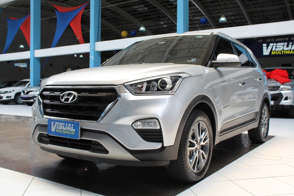 HYUNDAI CRETA PRESTIGE 2.0 FLEX 6M AUTOMÁTICO - 2017 - PRATA HYUNDAI CRETA PRESTIGE 2.0 FLEX 6M AUTOMÁTICO - 2017 - PRATA
