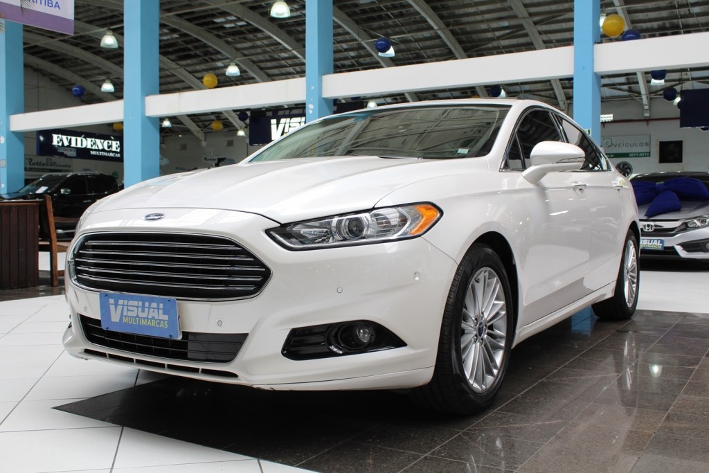 FORD FUSION TITANIUM 2.0 TURBO AWD 4P AUTOMÁTICO 6M - 2016 - BRANCO PÉROLA FORD FUSION TITANIUM 2.0 TURBO AWD 4P AUTOMÁTICO 6M - 2016 - BRANCO PÉROLA