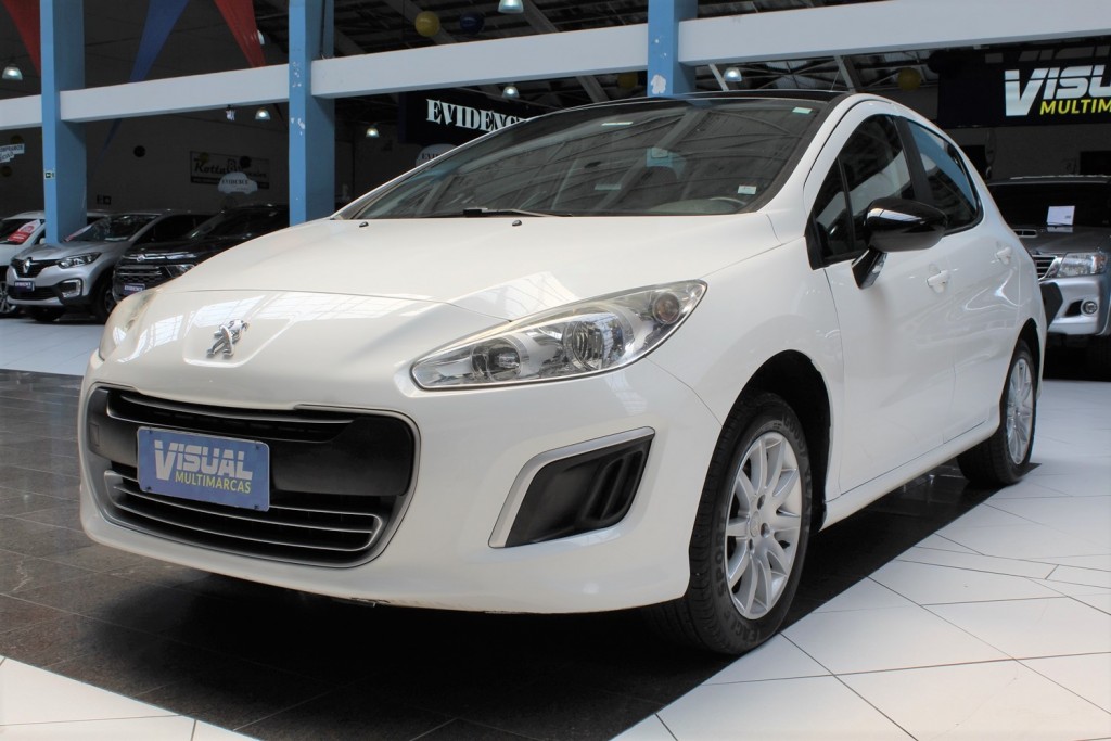 PEUGEOT 308 ACTIVE 1.6 FLEX 4P MANUAL - BRANCO - 2013 PEUGEOT 308 ACTIVE 1.6 FLEX 4P MANUAL - BRANCO - 2013