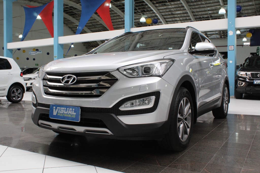 HYUNDAI SANTA FÉ 3.3 4X4 4P 7L AUTOMÁTICO 6M - 2015 - PRATA HYUNDAI SANTA FÉ 3.3 4X4 4P 7L AUTOMÁTICO 6M - 2015 - PRATA