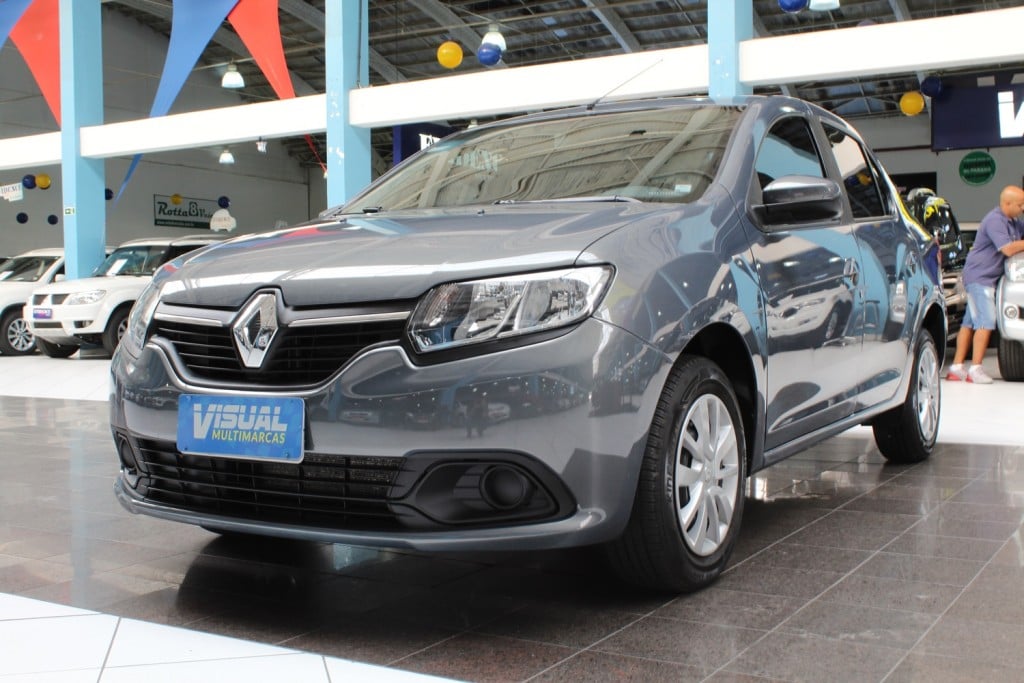 RENAULT LOGAN EXPRESSION 1.0 FLEX 4P MANUAL - 2017 - CINZA RENAULT LOGAN EXPRESSION 1.0 FLEX 4P MANUAL - 2017 - CINZA