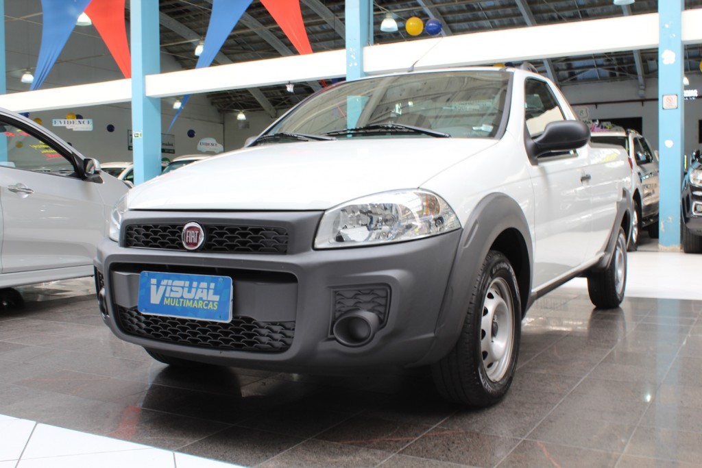 FIAT STRADA HARD WORKING CS 1.4 FLEX 2P MANUAL - 2019 - BRANCO FIAT STRADA HARD WORKING CS 1.4 FLEX 2P MANUAL - 2019 - BRANCO