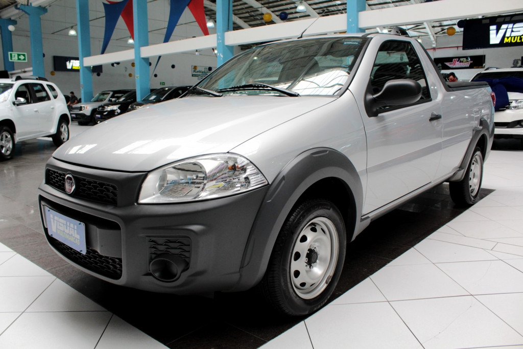 FIAT STRADA HARD WORKING CS 1.4 FLEX 2P MANUAL - 2019 - PRATA FIAT STRADA HARD WORKING CS 1.4 FLEX 2P MANUAL - 2019 - PRATA