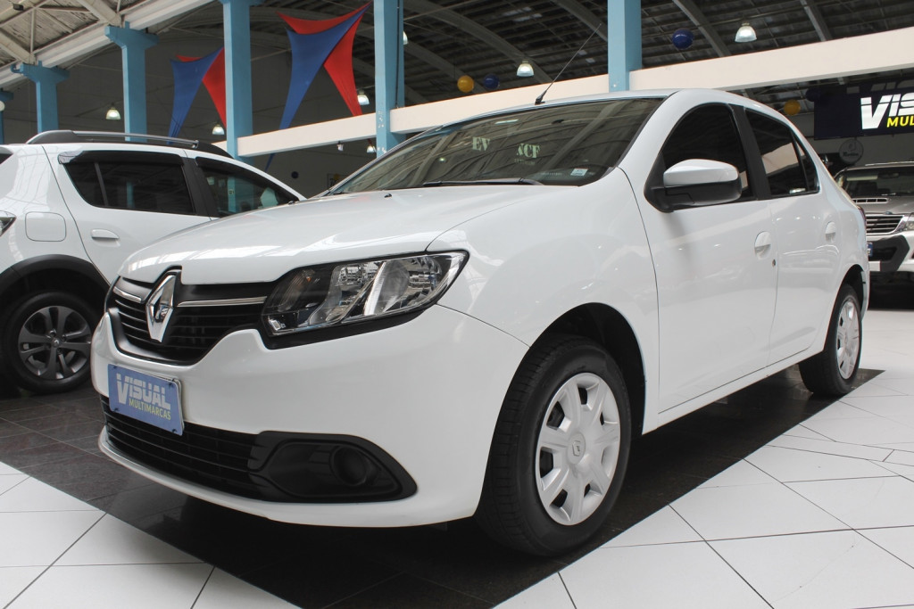 RENAULT LOGAN EXPRESSION 1.6 FLEX MANUAL - 2015 - BRANCO RENAULT LOGAN EXPRESSION 1.6 FLEX MANUAL - 2015 - BRANCO