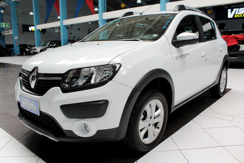 RENAULT SANDERO STEPWAY 1.6 FLEX MANUAL - 2020 - BRANCO RENAULT SANDERO STEPWAY 1.6 FLEX MANUAL - 2020 - BRANCO