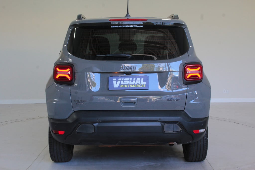 Imagem do veículo JEEP RENEGADE LONGITUDE (DARK PACK) 1.3 T270 FLEX AUTOMÁTICO 6M - 2024 - STING GRAY
