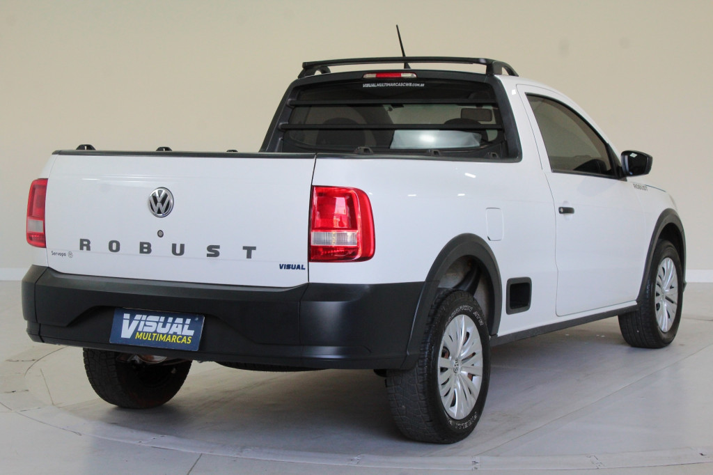Imagem do veículo VOLKSWAGEN SAVEIRO ROBUST 1.6 CS FLEX MANUAL - 2020 - BRANCO
