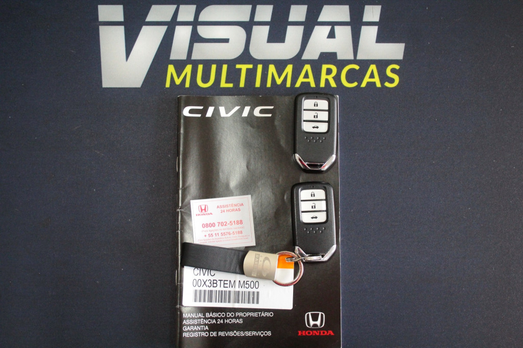 Imagem do veículo HONDA CIVIC EXL  2.0 FLEX AUTOMÁTICO CVT 7M - 2021 - CINZA