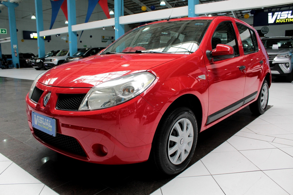 RENAULT SANDERO EXPRESSION 1.0 FLEX 4P MANUAL - 2011 - VERMELHO RENAULT SANDERO EXPRESSION 1.0 FLEX 4P MANUAL - 2011 - VERMELHO