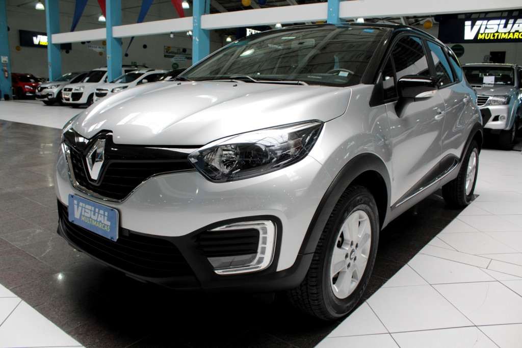 RENAULT CAPTUR LIFE 1.6 FLEX 4P AUTOMÁTICO CVT - 2019 - PRATA RENAULT CAPTUR LIFE 1.6 FLEX 4P AUTOMÁTICO CVT - 2019 - PRATA