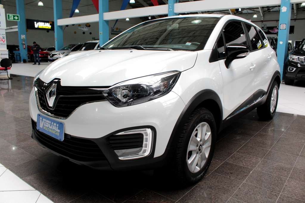 RENAULT CAPTUR LIFE 1.6 FLEX 4P AUTOMÁTICO CVT - 2019 - BRANCO RENAULT CAPTUR LIFE 1.6 FLEX 4P AUTOMÁTICO CVT - 2019 - BRANCO