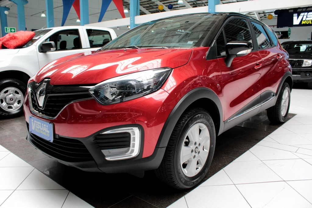 RENAULT CAPTUR LIFE 1.6 FLEX 4P AUTOMÁTICO CVT - 2019 - VERMELHO RENAULT CAPTUR LIFE 1.6 FLEX 4P AUTOMÁTICO CVT - 2019 - VERMELHO