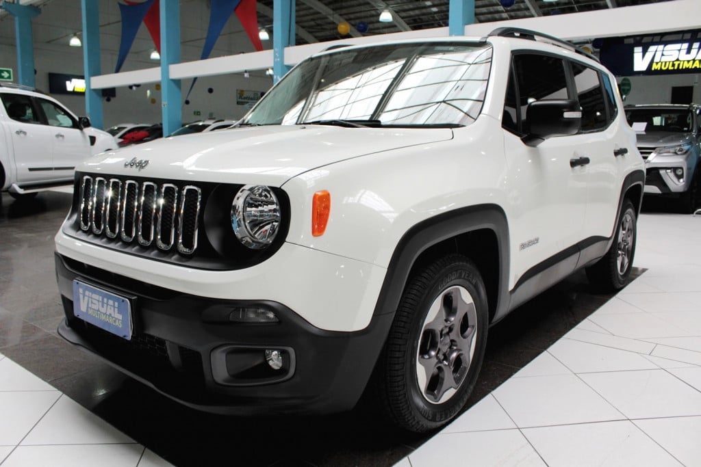 JEEP RENEGADE SPORT 1.8 FLEX 4P AUTOMÁTICO 6M - 2017 - BRANCO JEEP RENEGADE SPORT 1.8 FLEX 4P AUTOMÁTICO 6M - 2017 - BRANCO