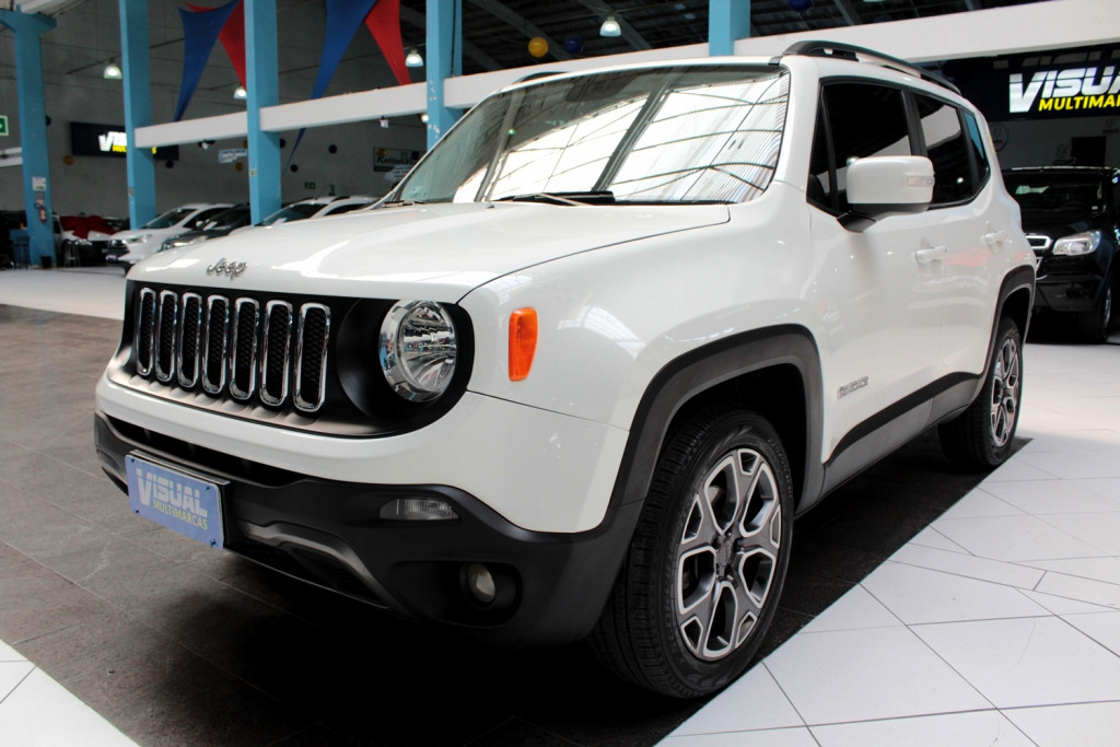 JEEP RENEGADE 2.0 LONGITUDE TURBO DIESEL 4P 4X4 AUTOMÁTICO 9M - 2016 - BRANCO JEEP RENEGADE 2.0 LONGITUDE TURBO DIESEL 4P 4X4 AUTOMÁTICO 9M - 2016 - BRANCO