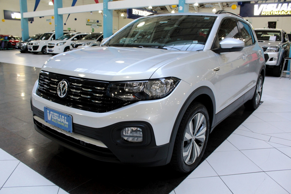 VOLKSWAGEN T-CROSS 1.0 200 TSI COMFORTLINE FLEX 4P AUTOMÁTICO 6M - 2020 - PRATA VOLKSWAGEN T-CROSS 1.0 200 TSI COMFORTLINE FLEX 4P AUTOMÁTICO 6M - 2020 - PRATA