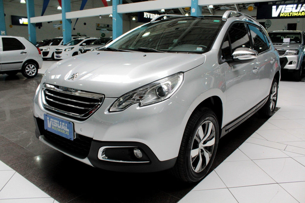 PEUGEOT 2008 1.6 GRIFFE THP FLEX 4P MANUAL 6M - 2017 - PRATA PEUGEOT 2008 1.6 GRIFFE THP FLEX 4P MANUAL 6M - 2017 - PRATA