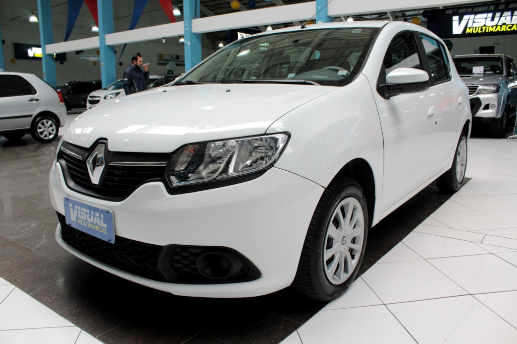 RENAULT SANDERO 1.6 EXPRESSION FLEX MANUAL - 2017 - BRANCO RENAULT SANDERO 1.6 EXPRESSION FLEX MANUAL - 2017 - BRANCO