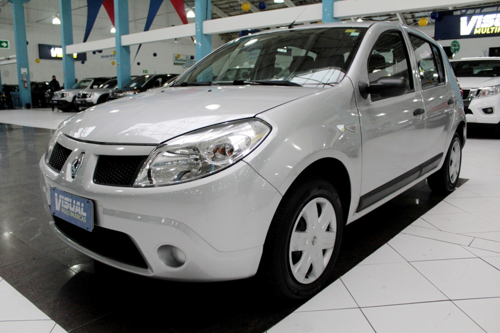 RENAULT SANDERO 1.6 EXPRESSION FLEX 4P MANUAL - 2009 - PRATA RENAULT SANDERO 1.6 EXPRESSION FLEX 4P MANUAL - 2009 - PRATA