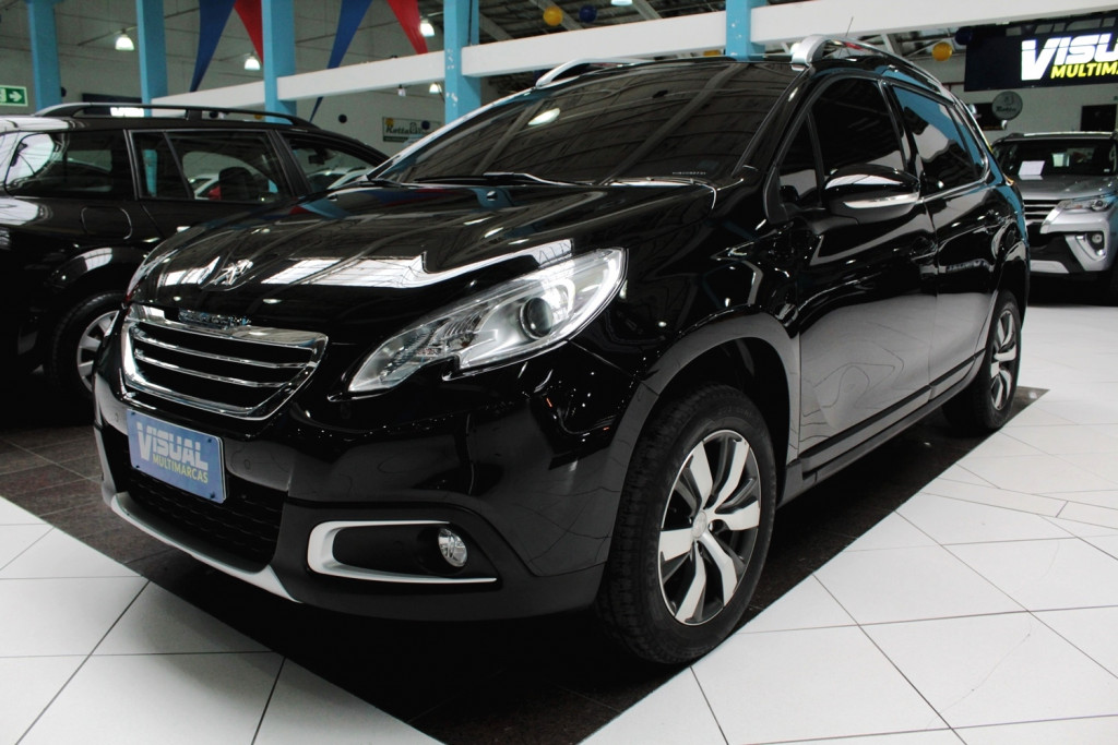 PEUGEOT 2008 1.6 GRIFFE FLEX 4P AUTOMÁTICO - 2017 - PRETO PEUGEOT 2008 1.6 GRIFFE FLEX 4P AUTOMÁTICO - 2017 - PRETO