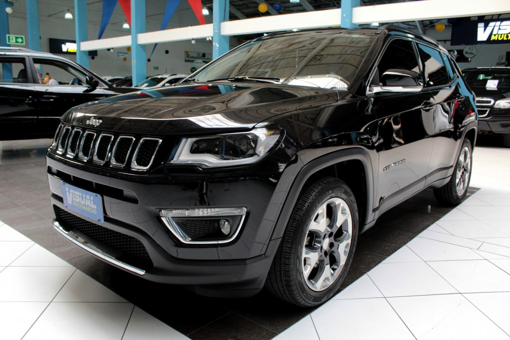 JEEP COMPASS 2.0 LIMITED FLEX AUTOMÁTICO 6M - 2018 - PRETO JEEP COMPASS 2.0 LIMITED FLEX AUTOMÁTICO 6M - 2018 - PRETO