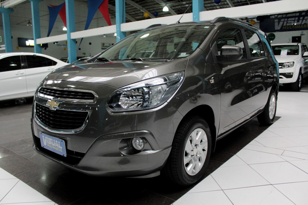 CHEVROLET SPIN 1.8 LTZ 7L FLEX 4P AUTOMÁTICO 6M - 2014 - CINZA CHEVROLET SPIN 1.8 LTZ 7L FLEX 4P AUTOMÁTICO 6M - 2014 - CINZA