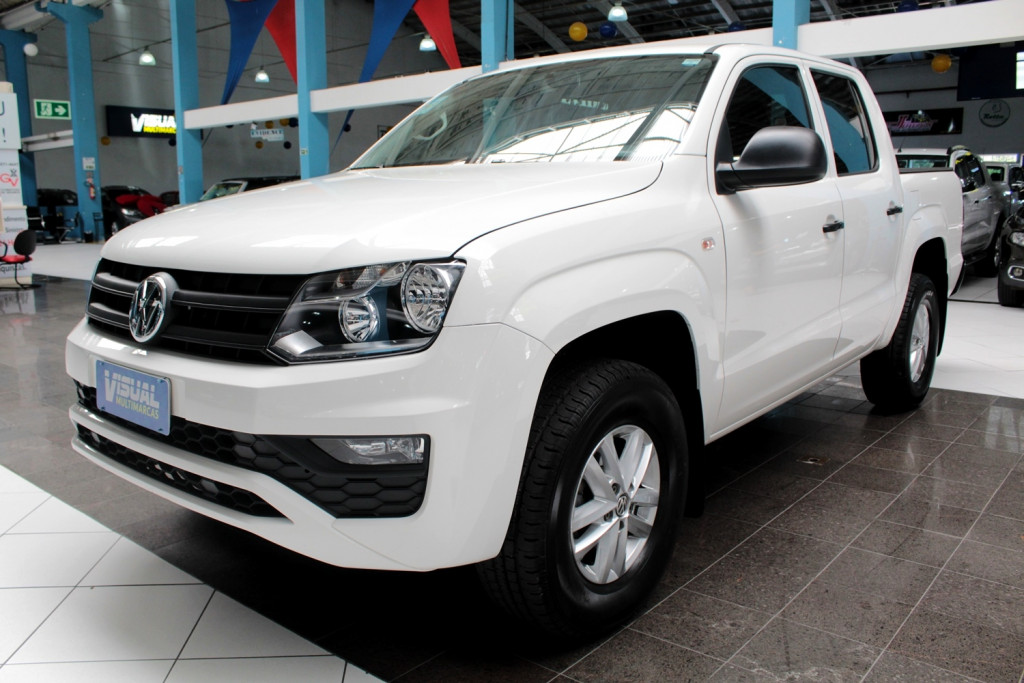VOLKSWAGEN AMAROK 2.0 SE 4X4 CD TURBO DIESEL 4P MANUAL 6M - 2018 - BRANCO VOLKSWAGEN AMAROK 2.0 SE 4X4 CD TURBO DIESEL 4P MANUAL 6M - 2018 - BRANCO