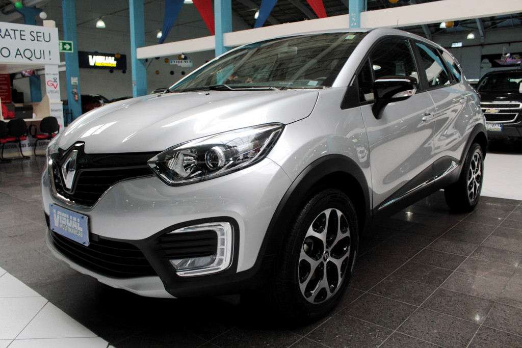 RENAULT CAPTUR 1.6 INTENSE FLEX 4P AUTOMÁTICO CVT - 2019 - PRATA RENAULT CAPTUR 1.6 INTENSE FLEX 4P AUTOMÁTICO CVT - 2019 - PRATA