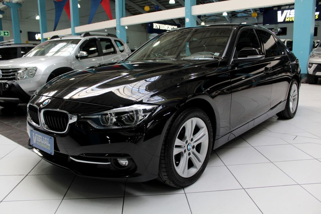 BMW 320i 2.0 TURBO ACTIVE FLEX 4P AUTOMÁTICO 8M - 2016 - PRETO BMW 320i 2.0 TURBO ACTIVE FLEX 4P AUTOMÁTICO 8M - 2016 - PRETO
