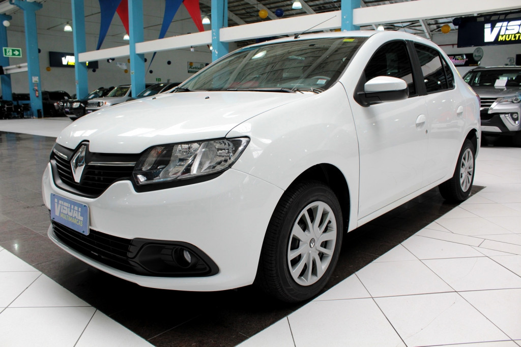 RENAULT LOGAN 1.6 EXPRESSION FLEX 4P MANUAL - 2017 - BRANCO RENAULT LOGAN 1.6 EXPRESSION FLEX 4P MANUAL - 2017 - BRANCO