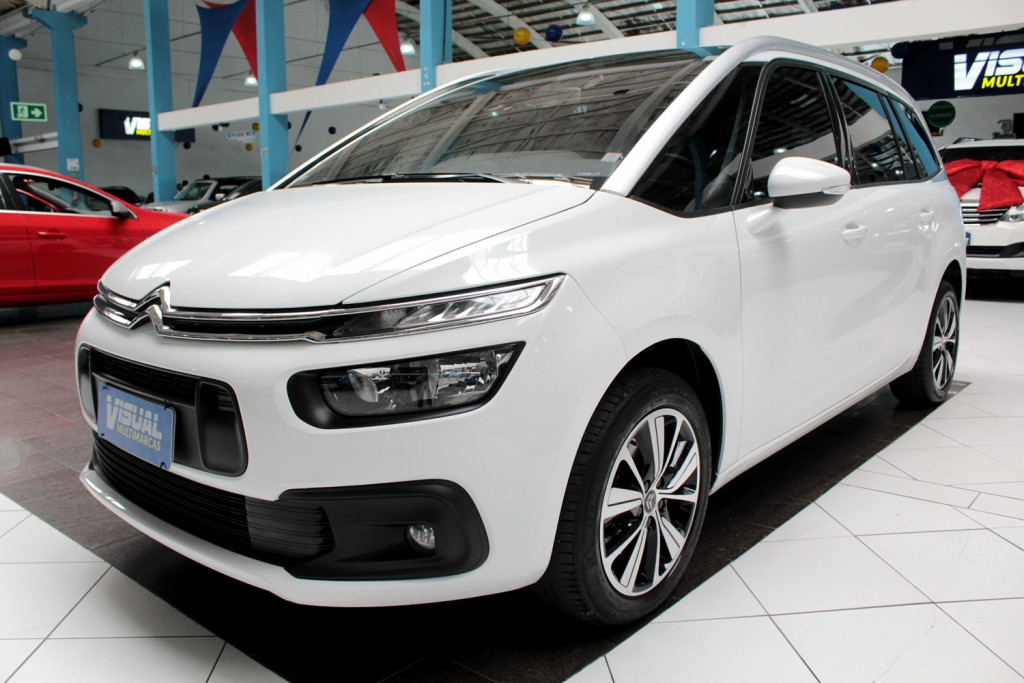 CITROËN C4 GRAND PICASSO 1.6 THP SEDUCTION 4P 7L AUTOMÁTICO 6M - 2018 - BRANCO CITROËN C4 GRAND PICASSO 1.6 THP SEDUCTION 4P 7L AUTOMÁTICO 6M - 2018 - BRANCO