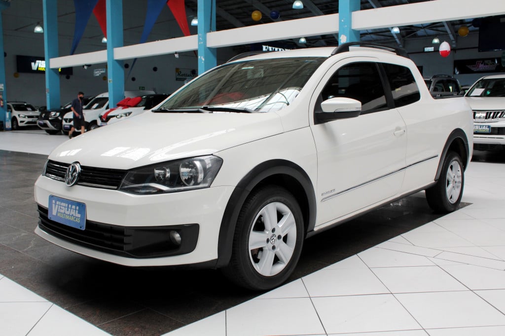 VOLKSWAGEN SAVEIRO 1.6 HIGHLINE CD FLEX 2P MANUAL - 2015 - BRANCO VOLKSWAGEN SAVEIRO 1.6 HIGHLINE CD FLEX 2P MANUAL - 2015 - BRANCO