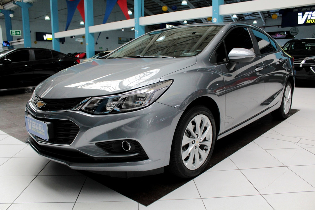 CHEVROLET CRUZE 1.4 TURBO LT FLEX 4P AUTOMÁTICO 6M - 2018 - CINZA CHEVROLET CRUZE 1.4 TURBO LT FLEX 4P AUTOMÁTICO 6M - 2018 - CINZA