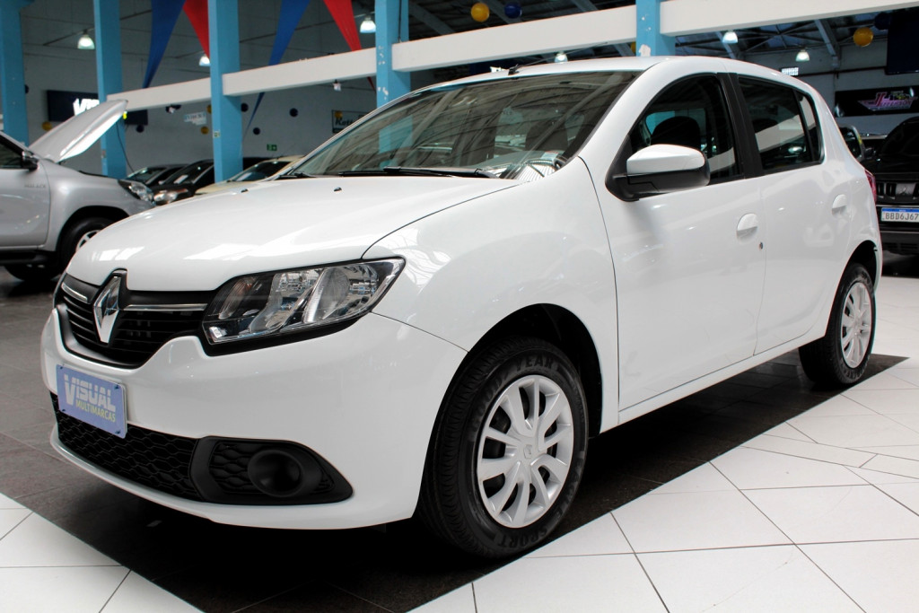 RENAULT SANDERO 1.6 EXPRESSION FLEX MANUAL - 2017 - BRANCO RENAULT SANDERO 1.6 EXPRESSION FLEX MANUAL - 2017 - BRANCO