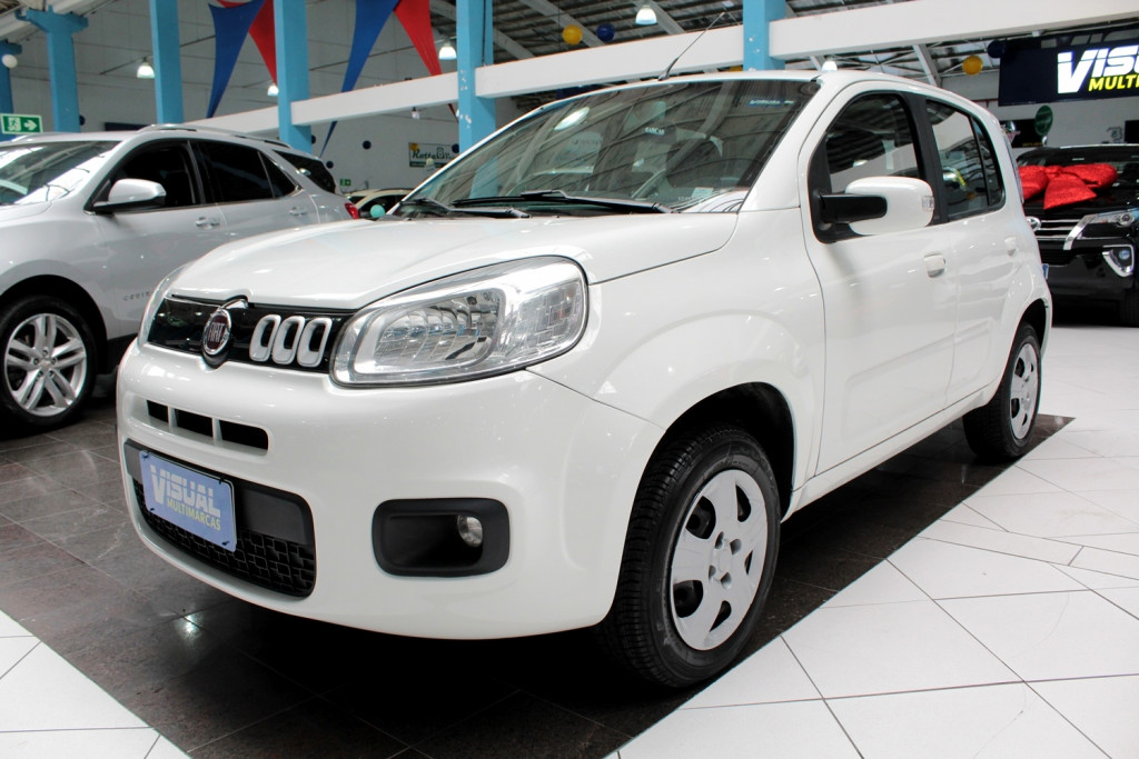 FIAT UNO 1.4 EVOLUTION FLEX 4P MANUAL - 2015 - BRANCO FIAT UNO 1.4 EVOLUTION FLEX 4P MANUAL - 2015 - BRANCO