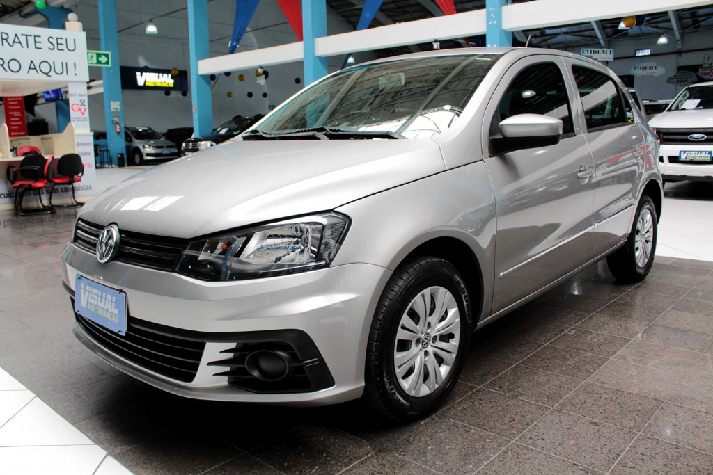 VOLKSWAGEN GOL 1.6 TRENDLINE TOTALFLEX 4P MANUAL - 2018 - PRATA VOLKSWAGEN GOL 1.6 TRENDLINE TOTALFLEX 4P MANUAL - 2018 - PRATA
