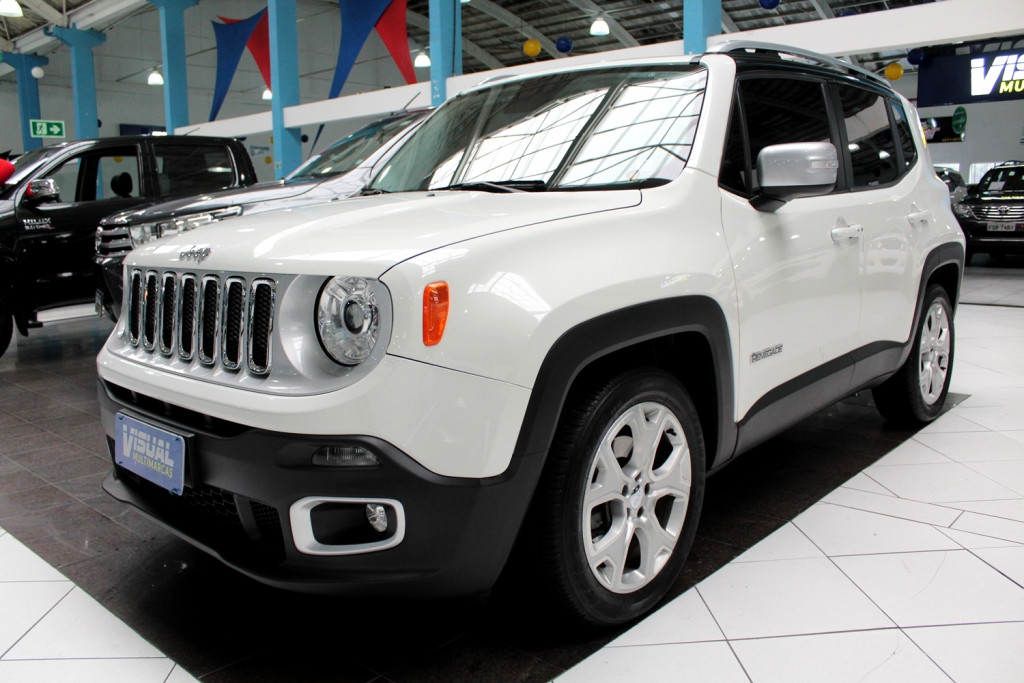 JEEP RENEGADE 1.8 LIMITED FLEX 4P AUTOMÁTICO 6M - 2018 - BRANCO JEEP RENEGADE 1.8 LIMITED FLEX 4P AUTOMÁTICO 6M - 2018 - BRANCO