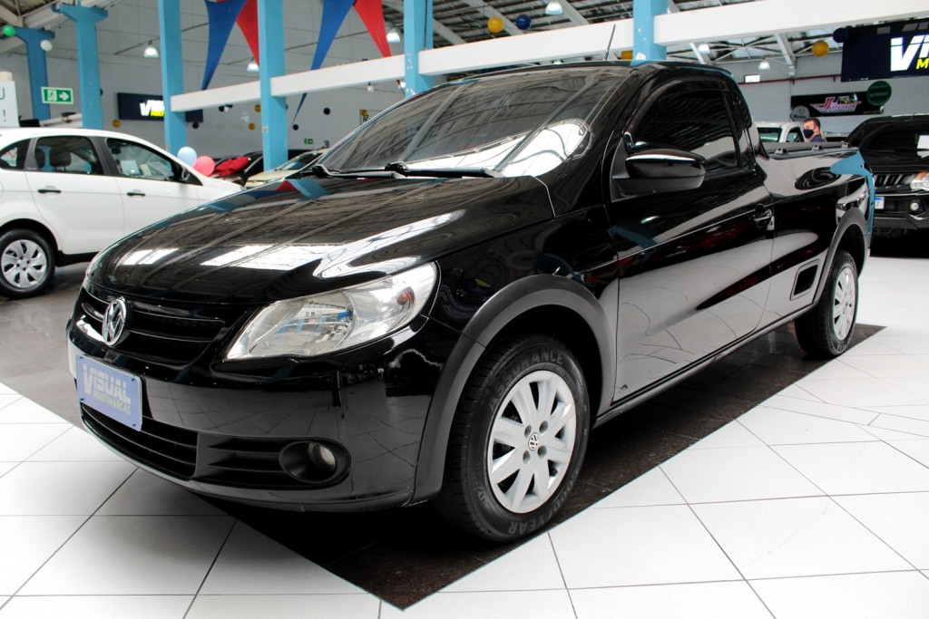 VOLKSWAGEN SAVEIRO 1.6 CS FLEX 2P MANUAL - 2013 - PRETO VOLKSWAGEN SAVEIRO 1.6 CS FLEX 2P MANUAL - 2013 - PRETO