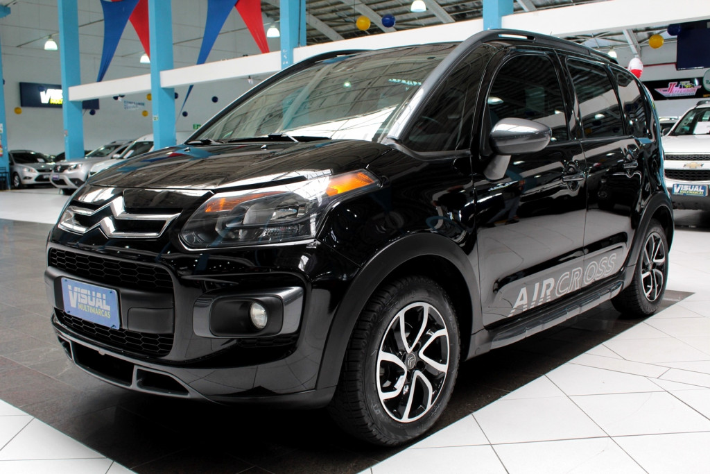CITROËN AIRCROSS 1.6 EXCLUSIVE FLEX 4P AUTOMÁTICO - 2015 - PRETO CITROËN AIRCROSS 1.6 EXCLUSIVE FLEX 4P AUTOMÁTICO - 2015 - PRETO