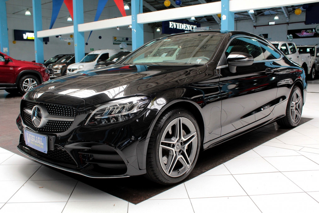 MERCEDES-BENZ C 180 1.6T COUPÊ SPORT 2P AUTOMÁTICO 9M - 2019 - PRETO MERCEDES-BENZ C 180 1.6T COUPÊ SPORT 2P AUTOMÁTICO 9M - 2019 - PRETO