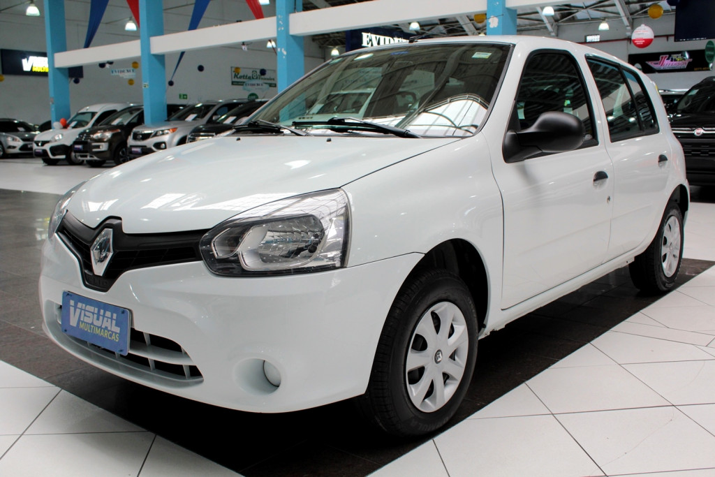 RENAULT CLIO 1.0 EXPRESSION FLEX 4P MANUAL - 2014 - BRANCO RENAULT CLIO 1.0 EXPRESSION FLEX 4P MANUAL - 2014 - BRANCO