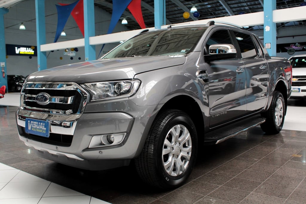 FORD RANGER 3.2 LIMITED 4X4 CD TURBO DIESEL 4P AUTOMÁTICO 6M - 2019 - CINZA FORD RANGER 3.2 LIMITED 4X4 CD TURBO DIESEL 4P AUTOMÁTICO 6M - 2019 - CINZA