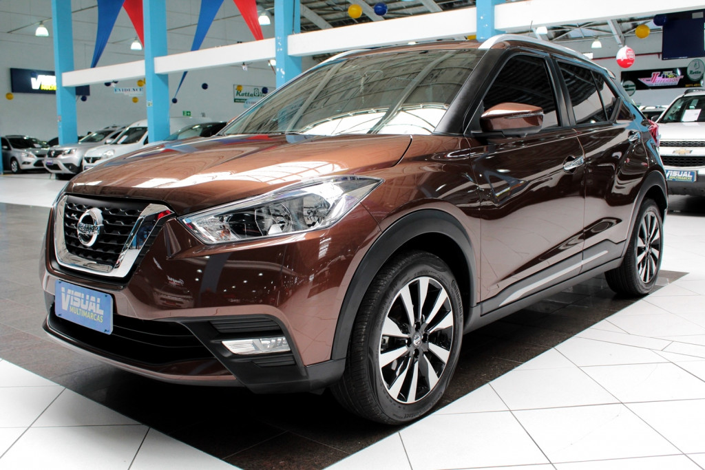 NISSAN KICKS 1.6 SL 4P AUTOMÁTICO CVT 6M - 2018 - MARROM NISSAN KICKS 1.6 SL 4P AUTOMÁTICO CVT 6M - 2018 - MARROM
