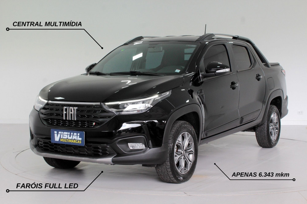 FIAT STRADA 1.3 VOLCANO CD FLEX MANUAL - 2021 - PRETO FIAT STRADA 1.3 VOLCANO CD FLEX MANUAL - 2021 - PRETO