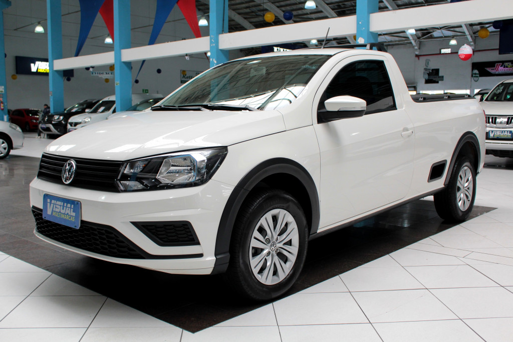 VOLKSWAGEN SAVEIRO 1.6 TRENDLINE CS FLEX 2P MANUAL - 2020 - BRANCO VOLKSWAGEN SAVEIRO 1.6 TRENDLINE CS FLEX 2P MANUAL - 2020 - BRANCO