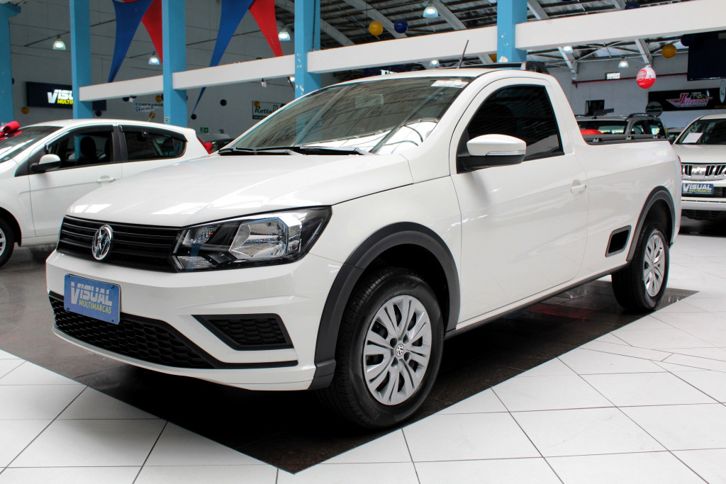 VOLKSWAGEN SAVEIRO 1.6 TRENDLINE CS FLEX 2P MANUAL - 2020 - BRANCO VOLKSWAGEN SAVEIRO 1.6 TRENDLINE CS FLEX 2P MANUAL - 2020 - BRANCO