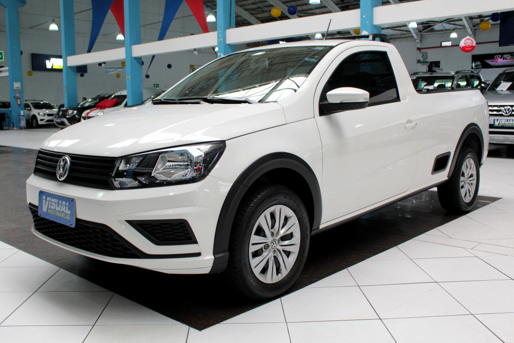 VOLKSWAGEN SAVEIRO 1.6 TRENDLINE CS FLEX 2P MANUAL - 2020 - BRANCO VOLKSWAGEN SAVEIRO 1.6 TRENDLINE CS FLEX 2P MANUAL - 2020 - BRANCO