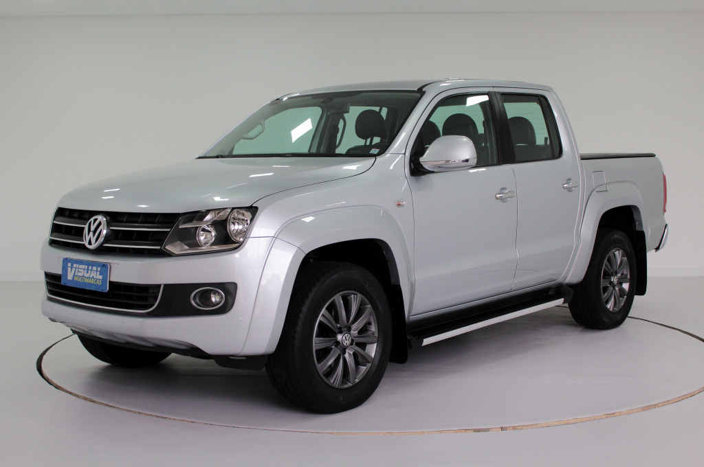 VOLKSWAGEN AMAROK 2.0 HIGHLINE 4X4 CD TURBO DIESEL 4P AUTOMÁTICO 8M - 2014 - PRATA VOLKSWAGEN AMAROK 2.0 HIGHLINE 4X4 CD TURBO DIESEL 4P AUTOMÁTICO 8M - 2014 - PRATA